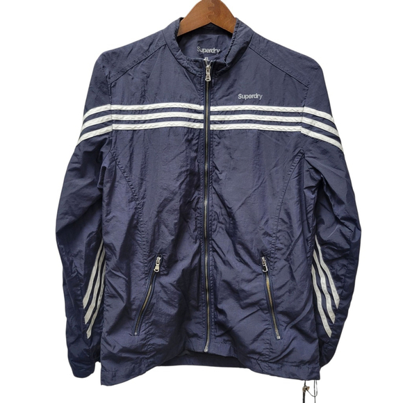 Superdry Women's Full-Zip Windbreaker Lined Jacket Size XL Excellent Condition - Picture 3 of 6